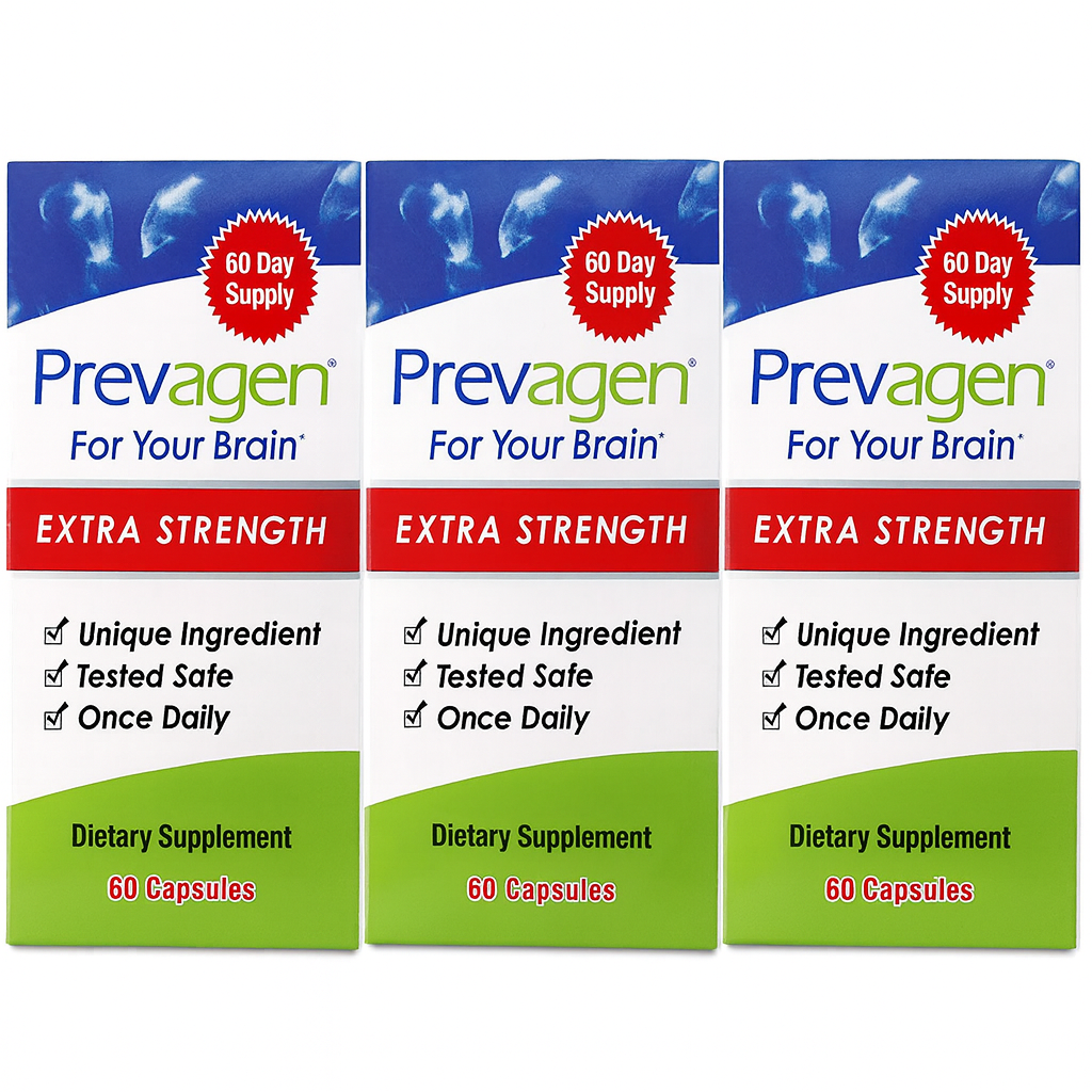 Prevagen® Extra Strength Capsules 20mg, 60count ( Pack of 3 )